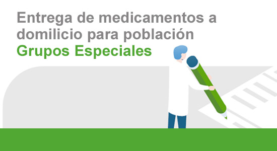 Entrega de medicamentos a domicilio