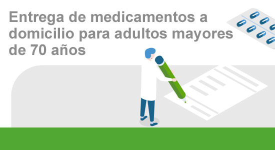 Entrega de medicamentos a domicilio