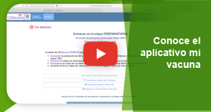 Conoce el aplicativo mi vacuna